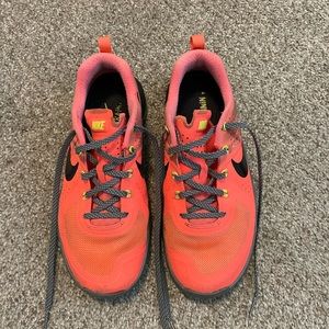 Nike Women’s Training shoes - Size 7.5 - Red/Orange